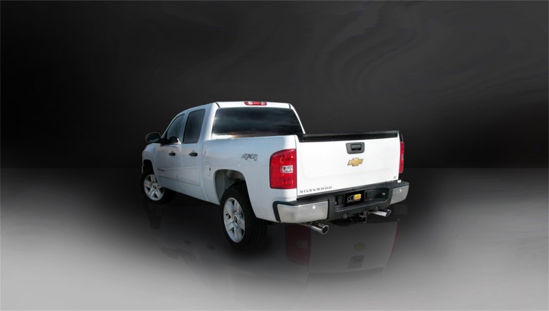 Chevrolet Silverado Performance Exhaust - Dual Rear Exit - CORSA Performance - Sport Cat-Back - Polished - 2010